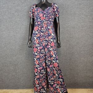 Band of the Free Floral Jumpsuit | Sweetheart Neck & Wide Leg